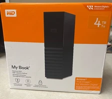 Western Digital 4TB WD My Book Desktop Drive HDD - WDBBGB0040HBK-NEWM NEW