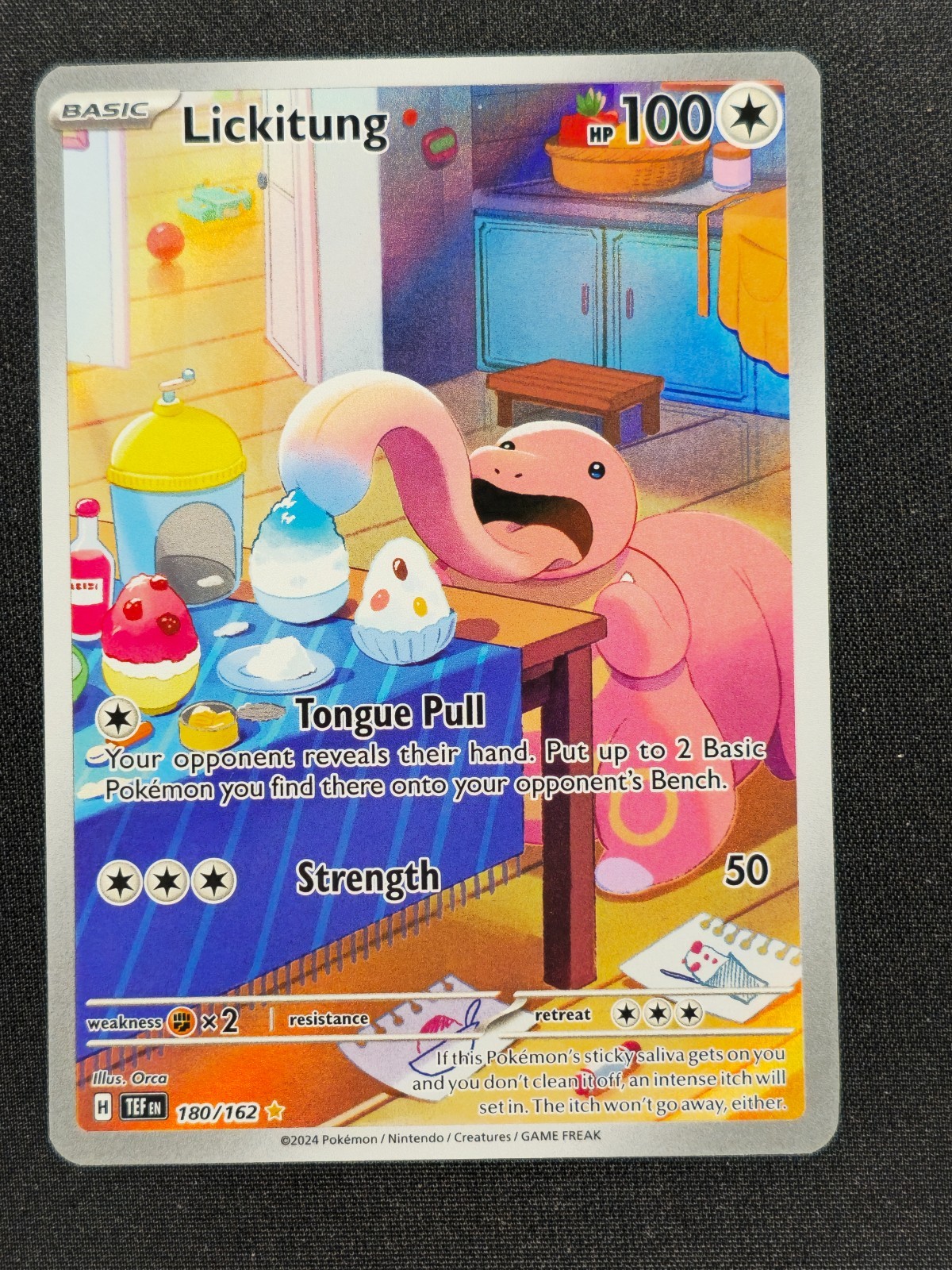 Lickitung 180 Pokemon Temporal Forces 2024 NM 🔥🔥🔥