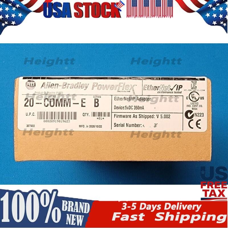 2022 New Sealed Allen Bradley 20-COMM-E Ser B Ethernet/IP Adapter