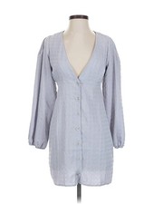 NWT Nasty Gal Inc. Women Gray Casual Dress 0