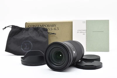 [Inutilisé dans la boîte] Objectif Sigma 20-200 mm F3,5-6,3 DG Contemporary... - Photo 1/4