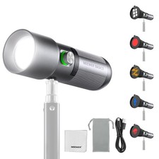 Neewer Basics Rgb Led Video Light, Photography Light, 4 Colors/20 Gobo Filters/
