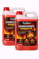 2X 5 L Kaminscheiben Reiniger Pflege Glas Ruß Schmutz KaminöFen RußEntferner