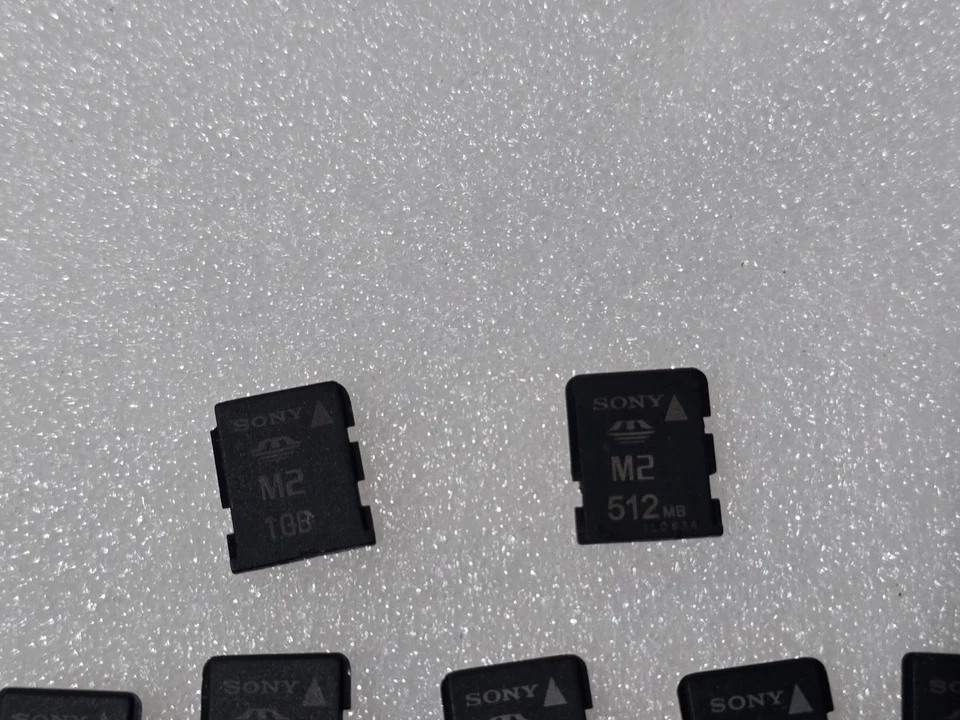 Lot of 48 Sony M2 Memory Stick Micro Cards 41 PCS 1GB, 6PSC 2GB &512MB Untested - Image 4 of 4