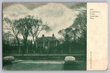 Cambridge MA Massachusetts Longfellow's Home Unused PostcardEarly 1900s