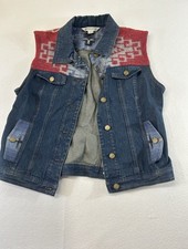 pendleton wool Aztec Pattern jacket Jean Vest Womens M