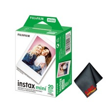 Fujifilm Instax Mini Instant Camera Film 20 Exposure Cleaning Cloth