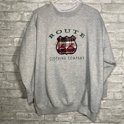 Vintage 90s Route 66 Clothing Company Crewneck Sweatshirt size small oversized