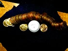 Lustrous RED Cartwheel Gem Brilliant Uncirculated 1941-D Lincoln Penny Roll L1