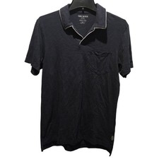 Todd Snyder Navy polo sz S white tipped collar