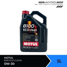Motul 8100 Eco-clean 0W-30 Chrysler Ford Fiat Mercedes 5 Liter