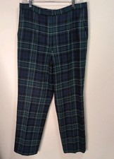 Vintage Pendleton Pants Womens Size 14 Wool Maccallum Tartan Plaid Preppy
