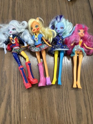 Lot Of 4 My Little Pony Equestria Girls Doll Bundle