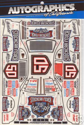 slot car fever decals