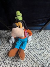 Disneyland Walt Disney World Goofy Plush Doll Stuffed Animal Toy Vintage 15"