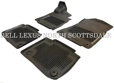 LEXUS OEM FACTORY ALL WEATHER FLOOR MAT LINER SET 2013-2020 GS350 RWD BLACK