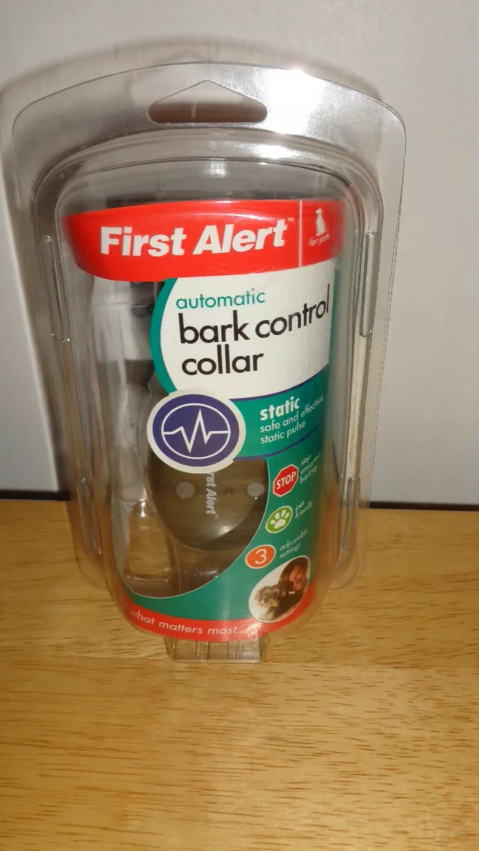 NEW First Alert Bark Control COLLAR Static 3 Settings Dogs 9
