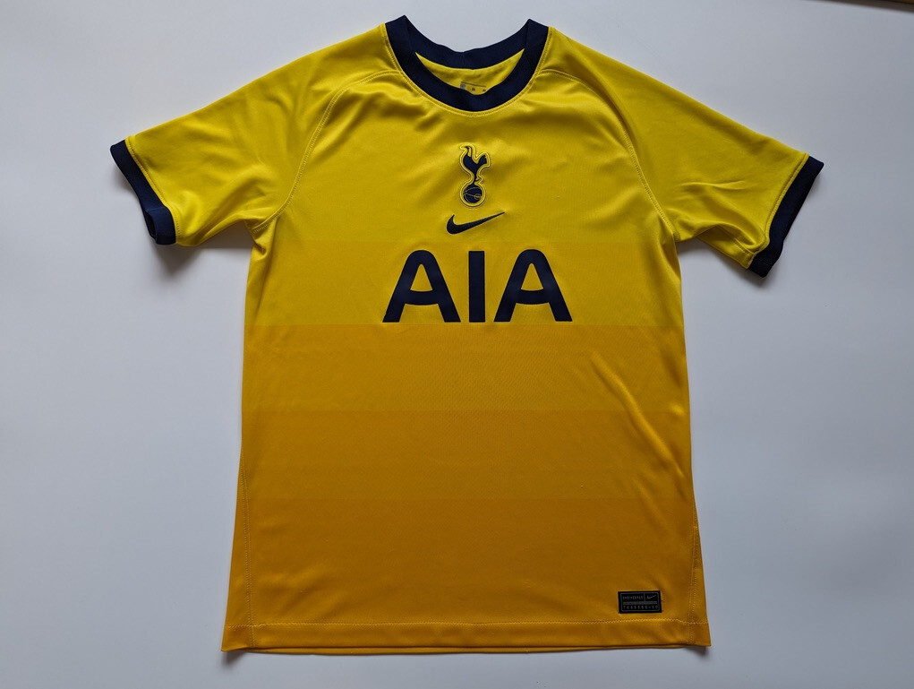 Tottenham Third Jersey 2020-2021 Nike Football Soccer Yellow Shirt