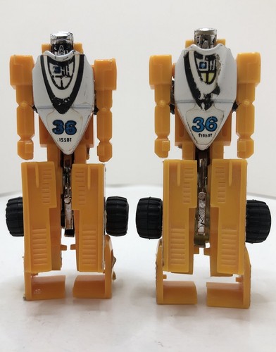 Vintage 2 Lot 1983 Gobots Slicks F1 Race Car (both In Played With Cond.)SEE PICS - Picture 11 of 14