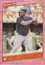 2020 DONRUSS PINK HOLO RC BOBBY BRADLEY INDIANS VARIATIONS PARALLELS - Y2846