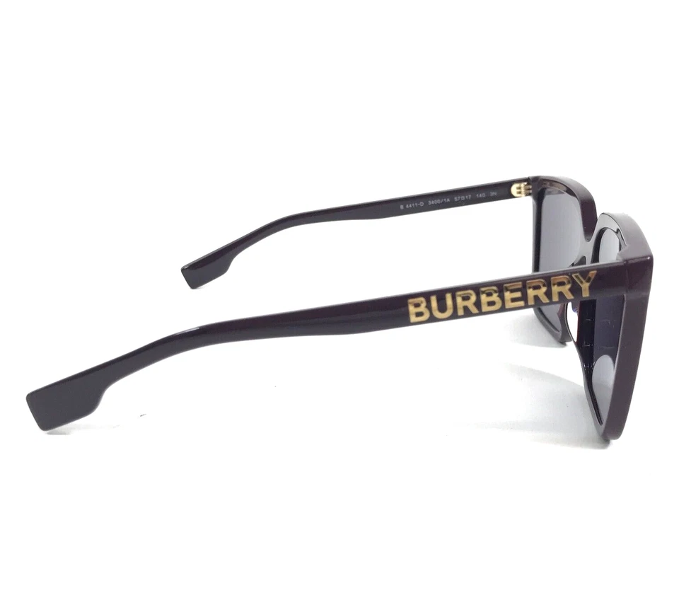 Gafas de sol Burberry B4411-D 3400/1A marco mariposa violeta lentes púrpura claro Foto 4 de 4