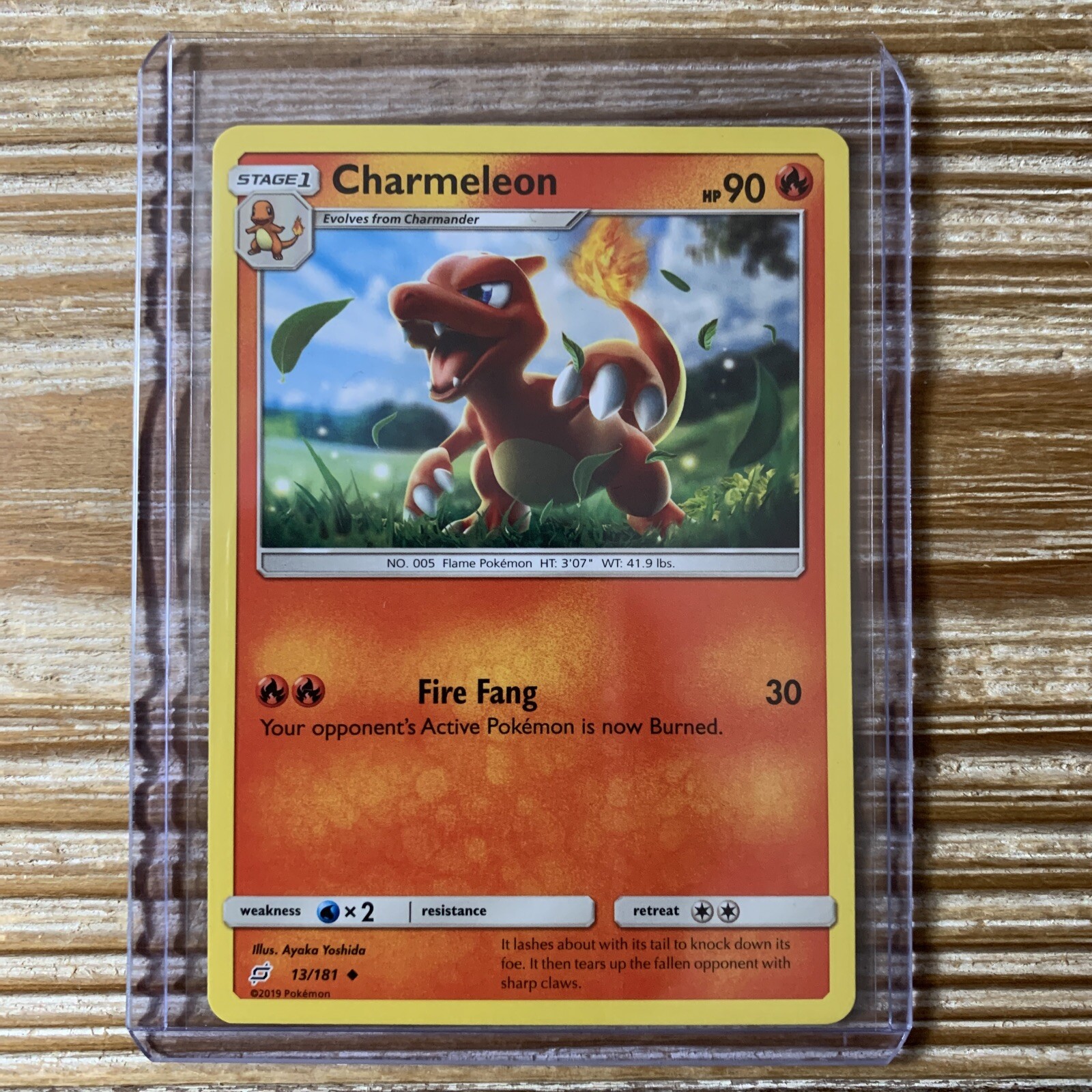 Charmeleon 13/181 Team Up Uncommon Pokemon Card 2019 Near Mint