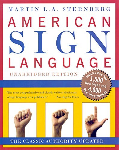 American⭐️SIGN LANGUAGE 辞書♡ American Sign Language Dictionary Unabridged by Martin L