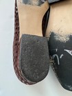 MAGDESIANS  SHOES - BROWN CHECKERS TASSELS- 3/4" HEEL PUMPS - SIZE:  8 1/2 N — photo 6