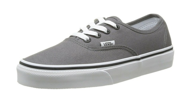 vans authentic grey sneakers