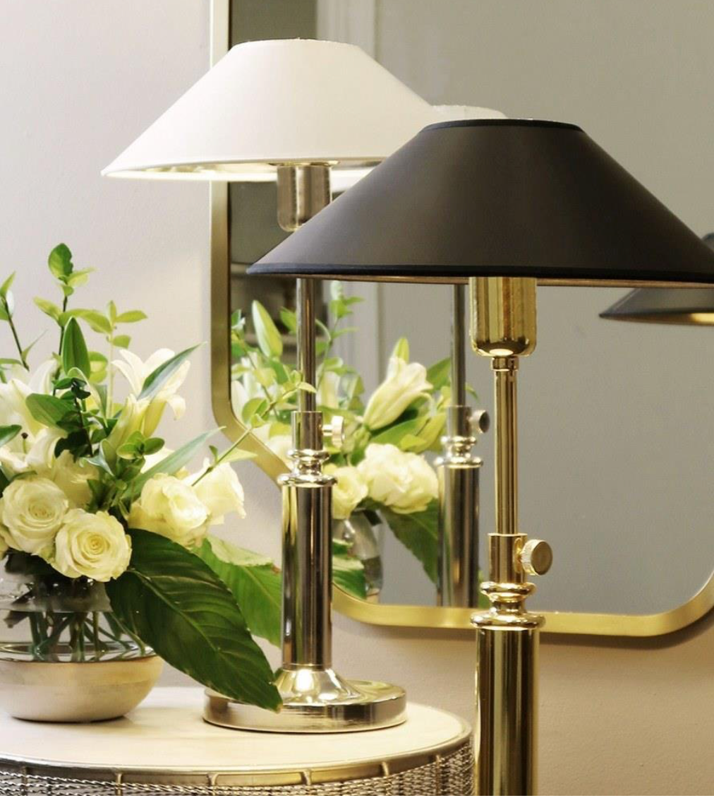 【LAUREN RALPH LAUREN】美品ラルフローレン ゴールド金具 37 Ralph Lauren STYLE Library Accent Bedside Table Lamp Gold & Black
