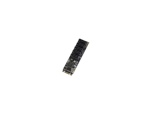 Syba 5 port Non-RAID SATA III 6Gbp/s to M.2 B+M Key Adapter PCI-e 3.0 x2 - Picture 5 of 5