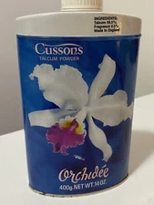 Vintage Cussons Talcum Powder Orchidee 400g  14 oz NEW