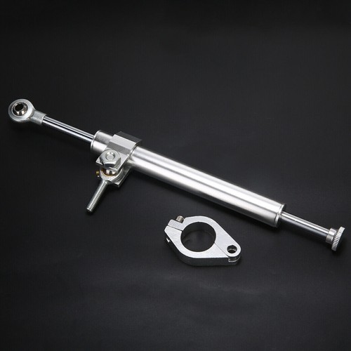 Motorcycle 330mm CNC Aluminum Steering Damper Linear Stabilizer Kit Universal - Foto 6 di 10
