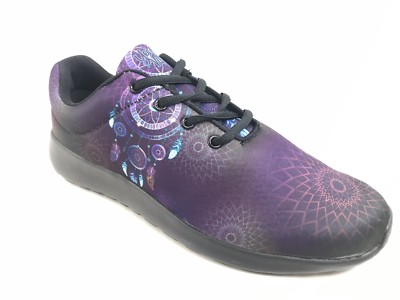 Yes We Vibe Dream Catcher Graphic Sneaker Unisex 8.5 Mens 10 Womens Purple NEW