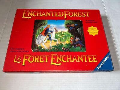 RARE Vintage 1982 ENCHANTED FOREST/SAGALAND Board Game 100% COMPLETE GREAT