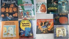 All HBDJ Lot of 10 Halloween Childrens Books Dragon Pumpkin Skeleton Witch