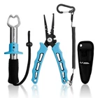 FLISSA Fishing Pliers, Fish Gripper 2PC Hook Remover&Lip Gripper Stainless Steel