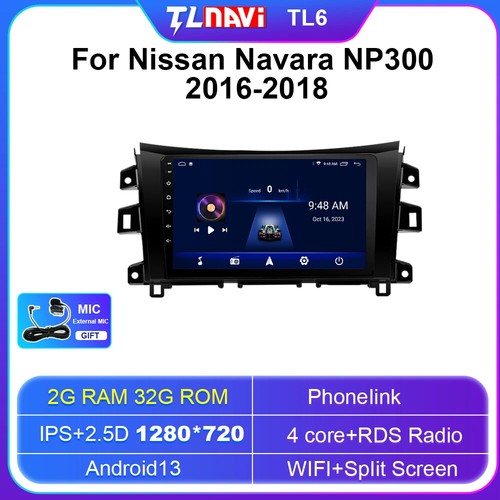 Radio Coche Para Nissan Navara Frontier NP300 GPS Navegación Reproductor Multimedia Pantalla - Imagen 24 de 32