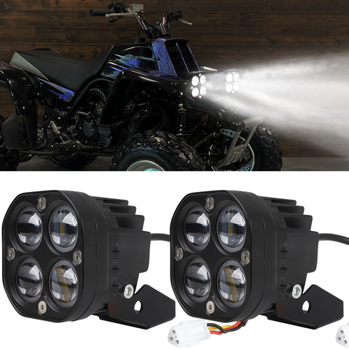 Kit de faros LED para Yamaha Banshee 350 2002-2006 soporte haz alto y bajo - Imagen 2 de 12
