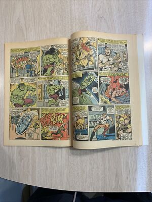 INCREDIBLE HULK 106 VF/NM WHITE PAGES '69 MISSING LINK NICK