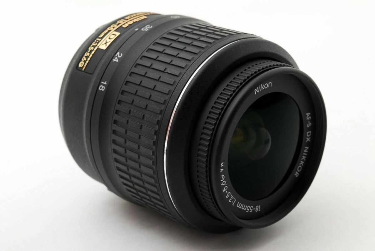Nikon AF-S DX NIKKOR 18-55mm f/3.5-5.6 VR Zoom Lens F. DSLR