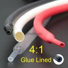 1M/5M Adhesive Glue Lined 4:1 Heat Shrink Tubing Waterproof Dual Wall 4mm-52mm