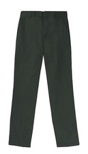 Mens Pants Chino uniform Green 34 38 40 42 44 x 28 29 30 32 34 NEW flat cotton