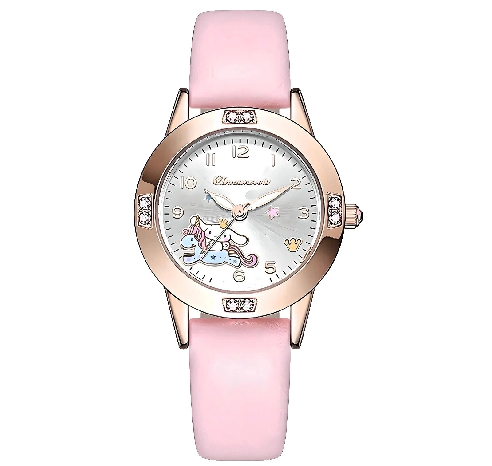 Banda de cuero de imitación Relojes de pulsera dibujos animados