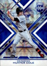 Hunter Cole 2016 Panini Elite Extra Edition Aspirations Blue #141 /75 Parallel