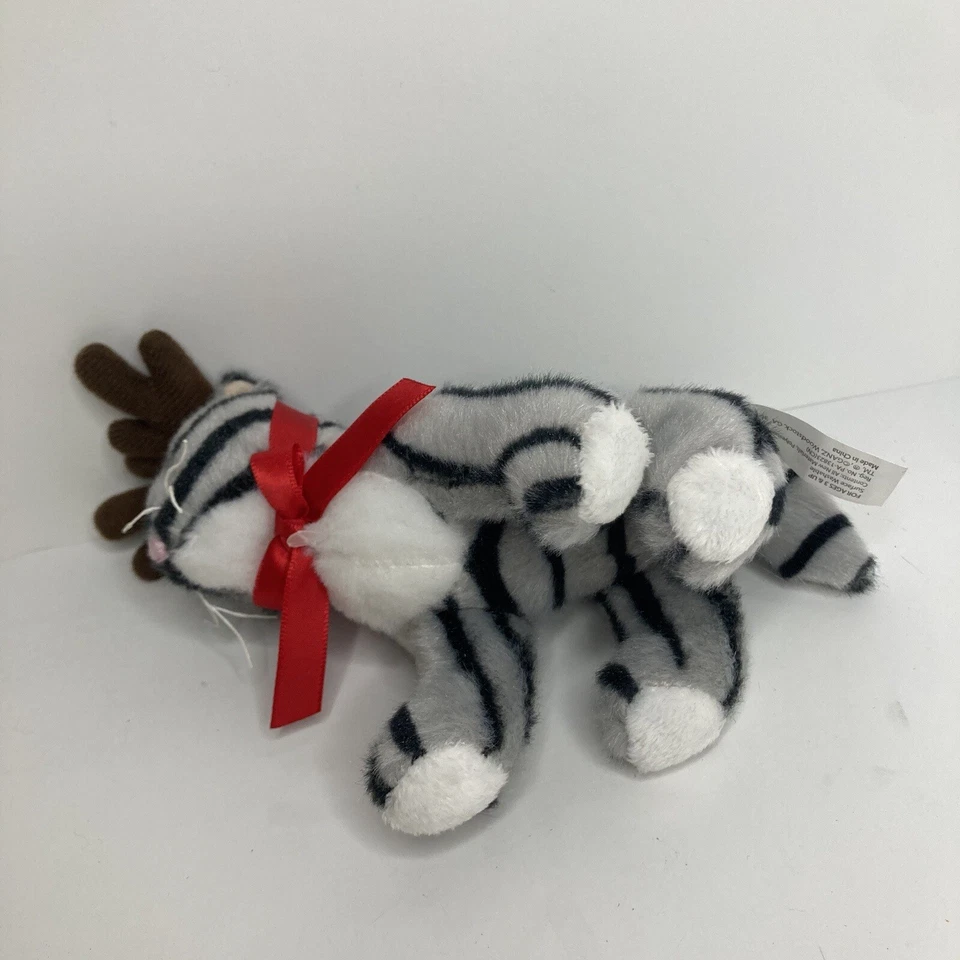 Retired Webkinz Soft Spots Kitten HX11656 Gray 5" Plush Stuffed Animal Toy RARE - Image 4 of 4