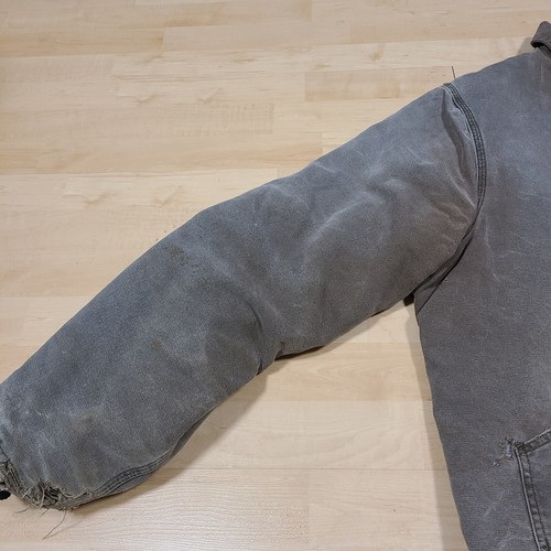 Vintage Carhartt Mens J22 CHT Quilted Jacket Thrashed Distressed Faded Size 2XLT - Picture 10 of 24