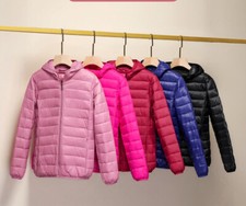 Lightweight Down Cotton Jacket Women's Cotton Coat Hooded Ladies Cotton Jacket