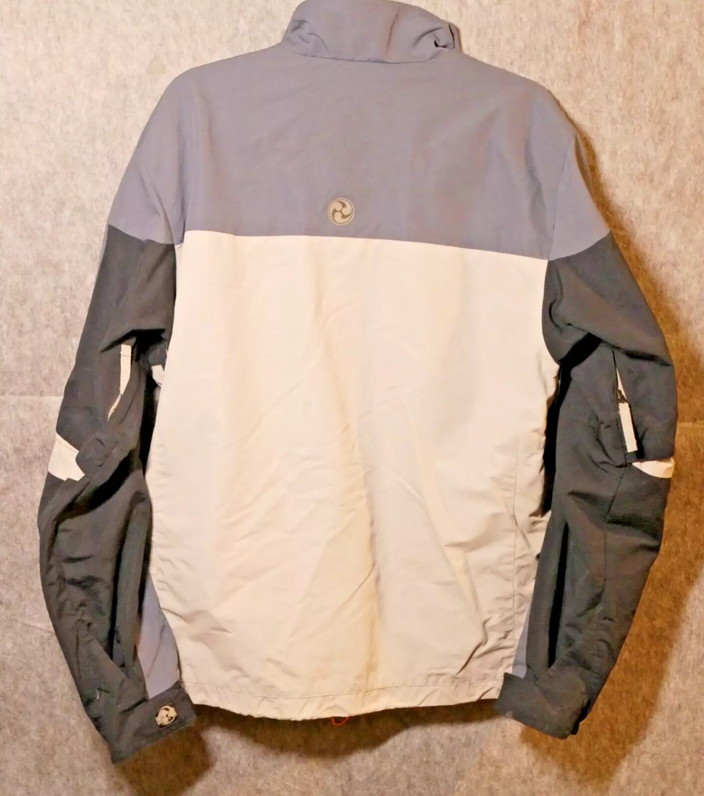 burton ronin hooded waterproof snowboard coat tan orange jacket