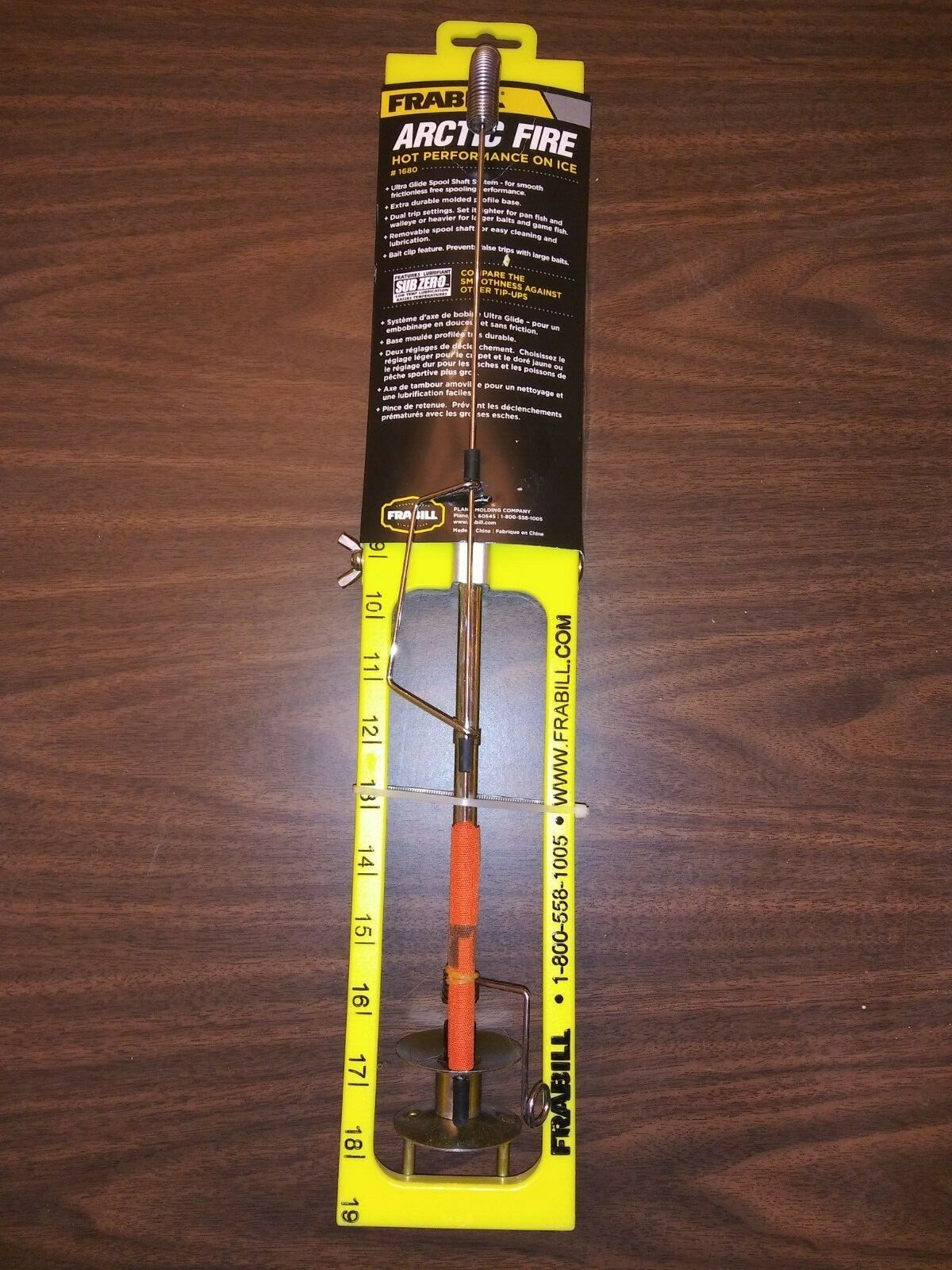 Frabill Artic Fire Tip-Up Heavy-Duty Tip-Up/Dual Trip Settin